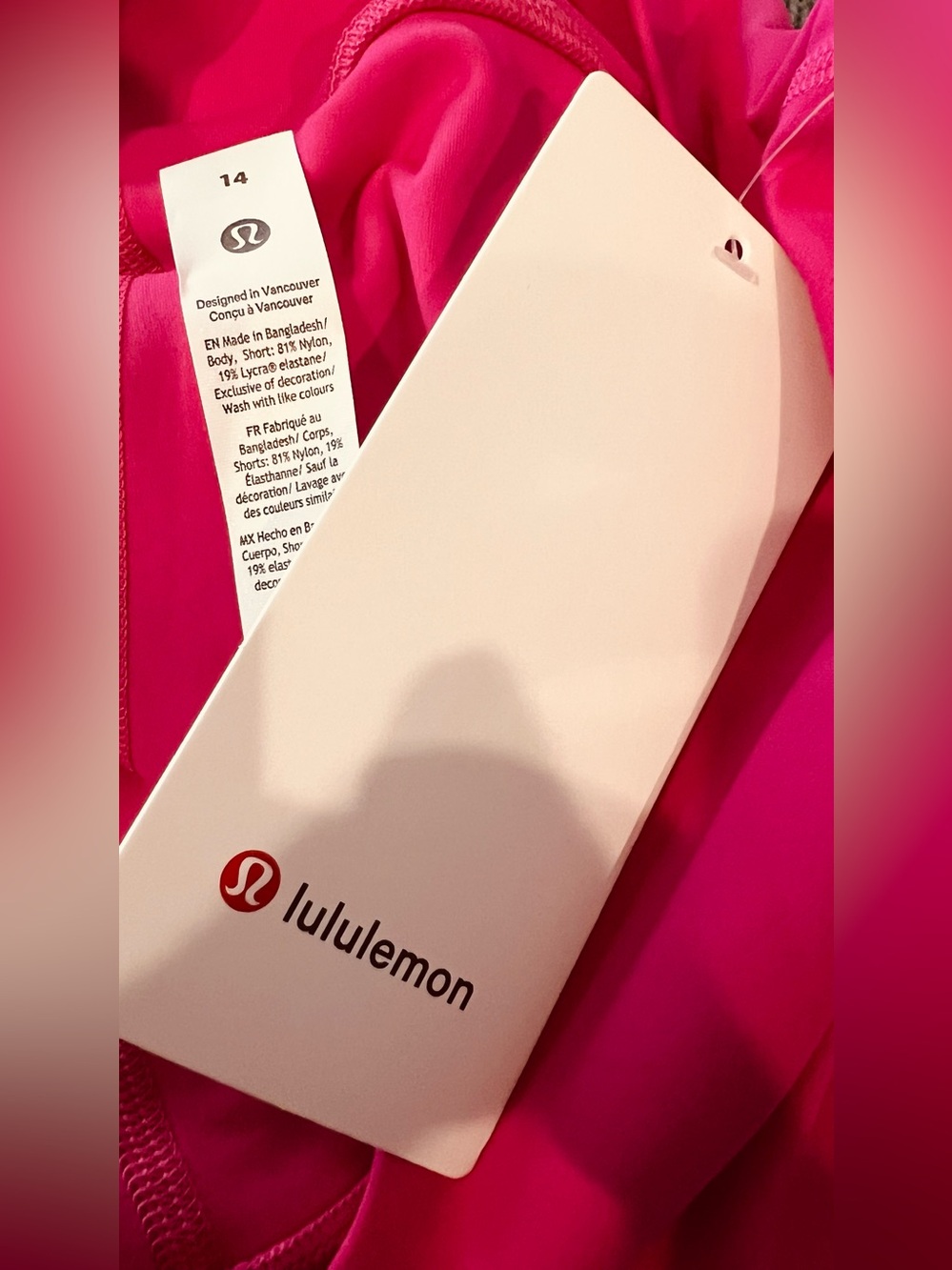 Lululemon Align High-Rise Skirt Pink Flare Size 14 NWT Nulu Skort - Picture 9 of 9